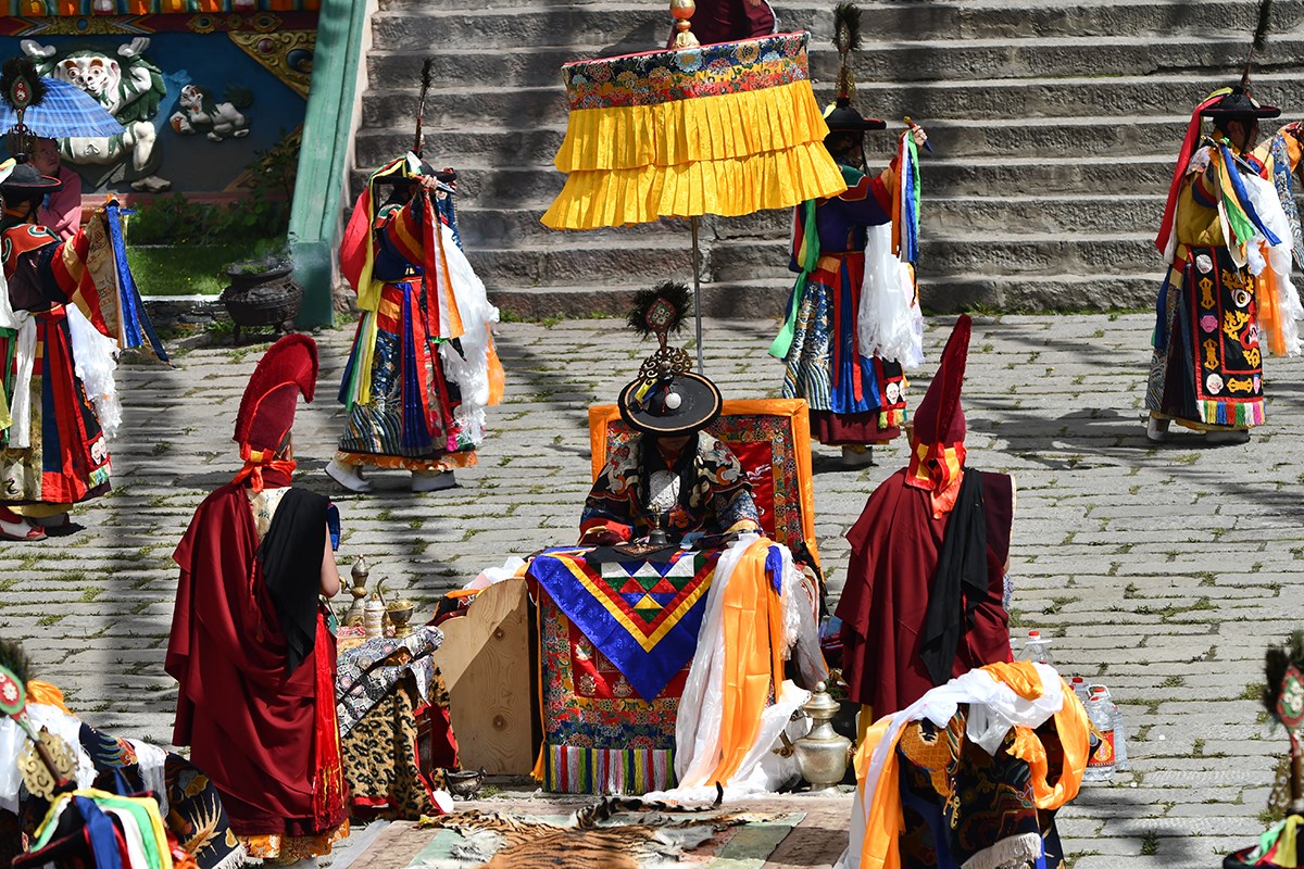 Maskentanz (Cham) Fest vom Tagong Kloster