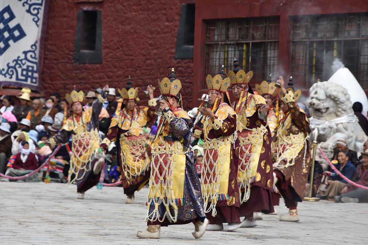 Maskentanz (Cham) Fest im Tsurpu Kloster