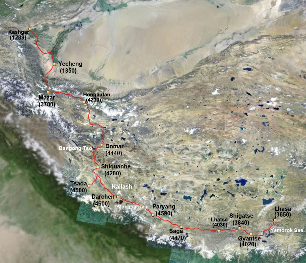 Überlandreise von Tibet via Kailash nach Xinjiang