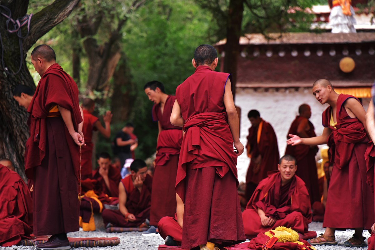 Debate in Sera Monastery | Foto von Liu Bin