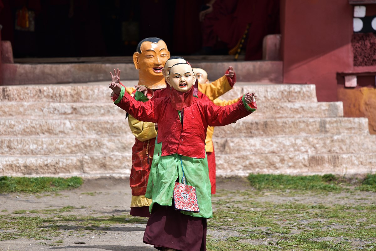 Mask Dance Festival at Huiyuan Temple | Foto von Liu Bin