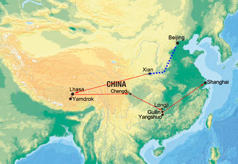 China Höhepunkte mit Tibet