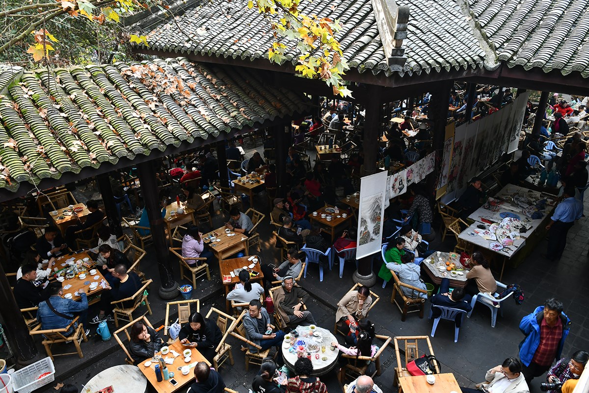 Teahouse in Renmin Park | Foto von Liu Bin