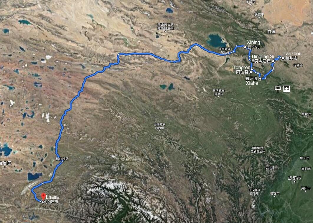Von Osttibet Amdo mit Tibetbahn nach Lhasa
