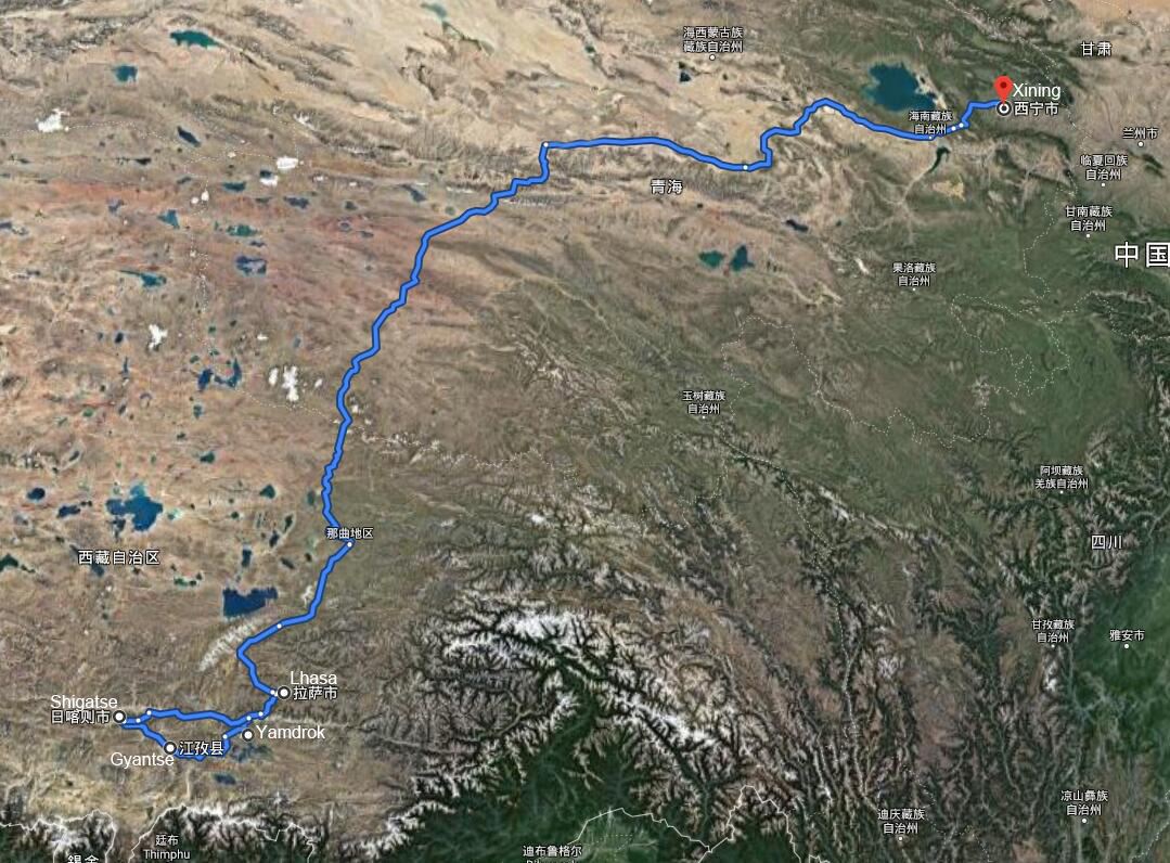 Klassische Tibetreise mit Tibetbahn von Lhasa nach Xining