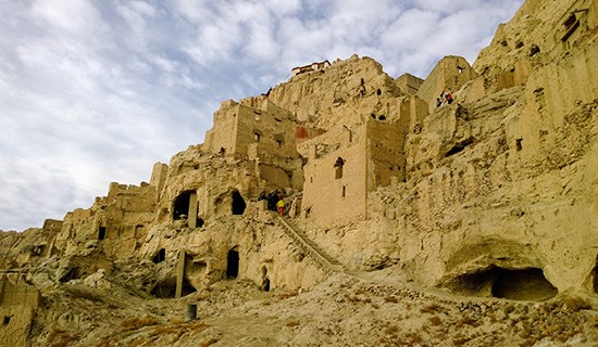 Ruinen Alter Bauwerke in Tibet