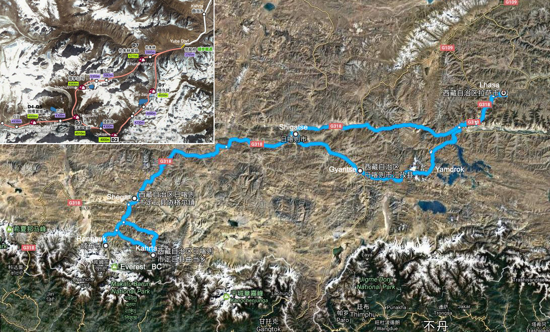 Große Tibet-Trekkingreise zum Everest und Makalu