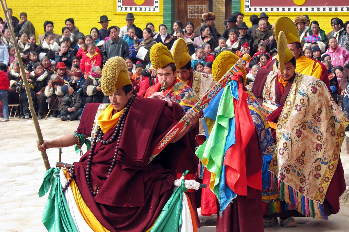 Monlam Fest (Losar) in Tongren 