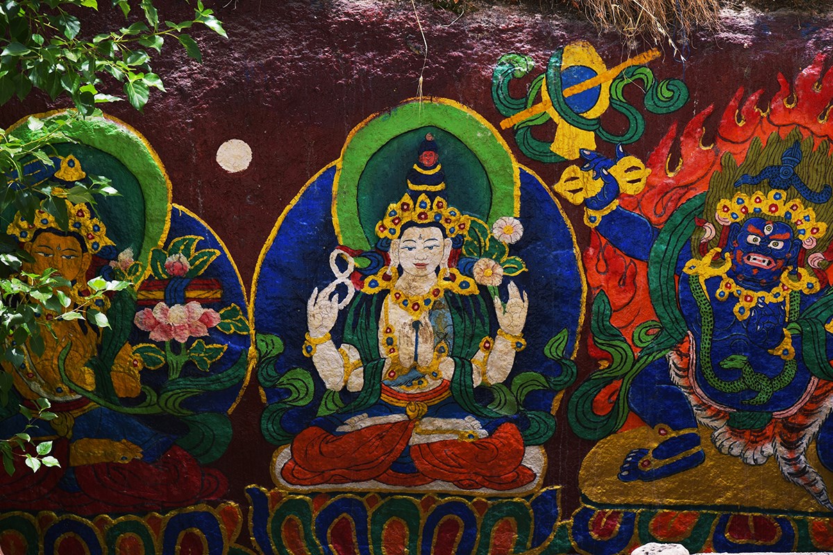 Mural at Sera Monastery | Foto von Liu Bin