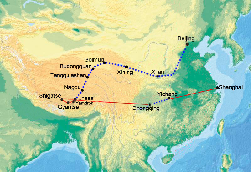 Von Yangtse nach Tibet