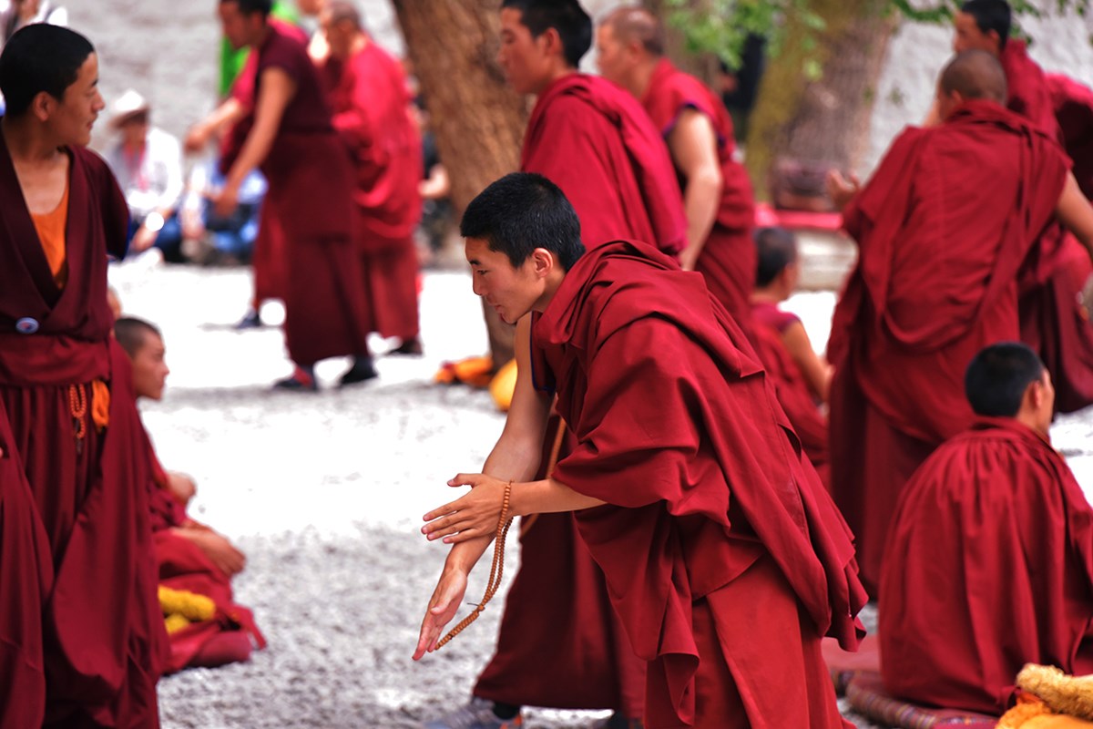 Debate in Sera Monastery | Foto von Liu Bin